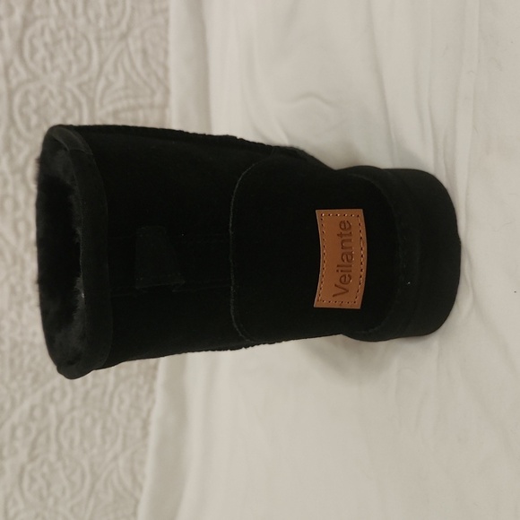 New! Veilante black classic mini boots winter warm size 6 women's casual snow - Picture 7 of 10